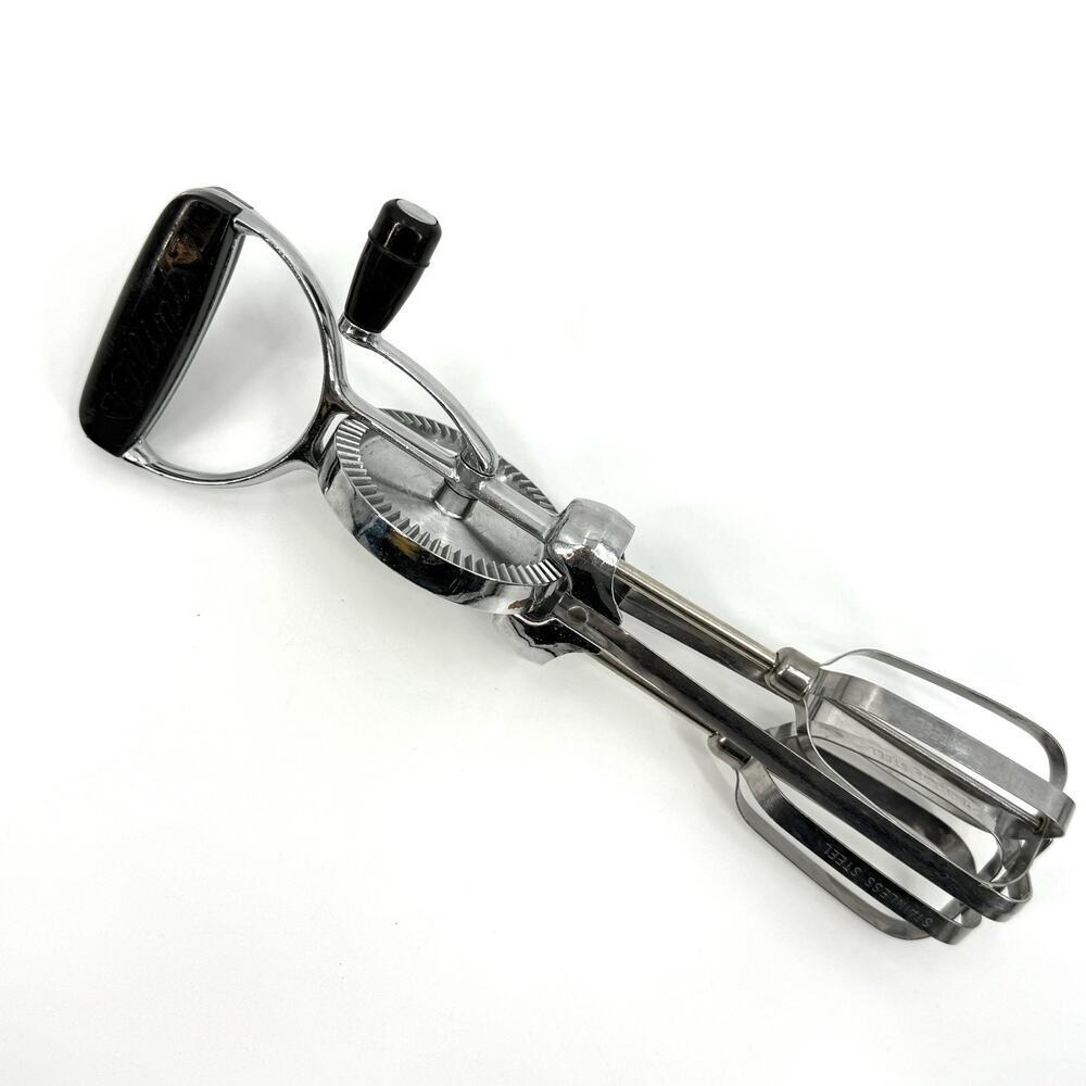 Ekco/Flint Manual Stainless Mixer Egg Beater Pancake Whisk Frother Tool